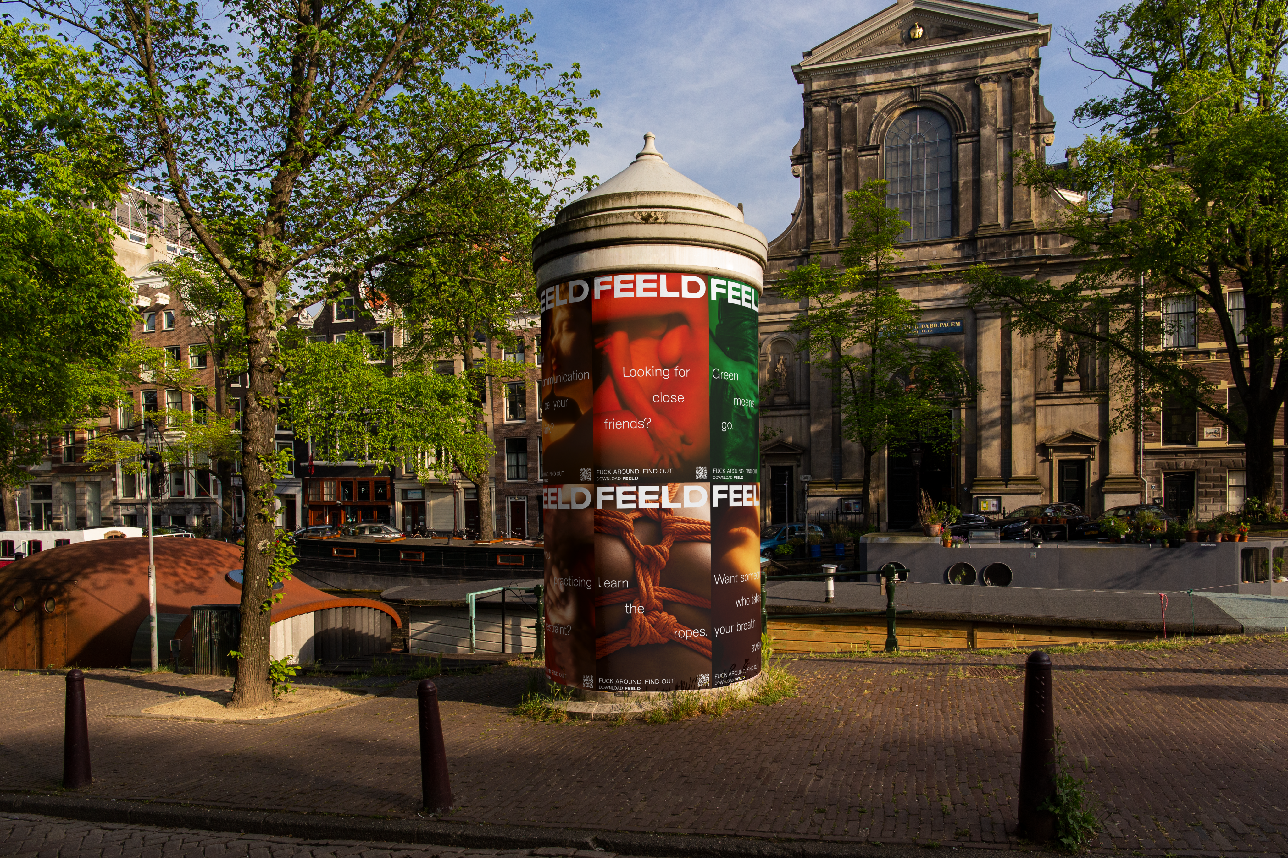 Feeld's Amsterdam Campaign Posters (Mockup)